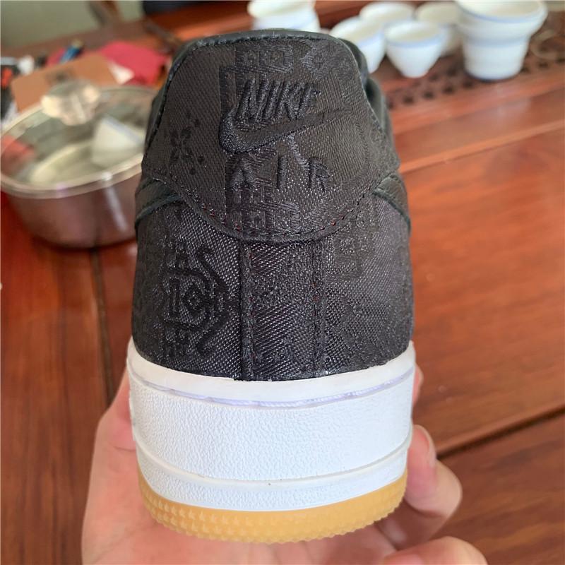 PK GOD CLOT x fragment x Nike Air Force 1 PRM BLACK retail materials ready to ship